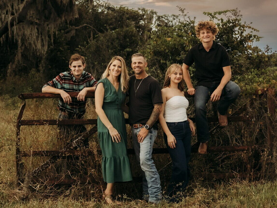 The Carlton family, owners of the EarthBox Garden Center